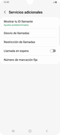Pulsa el indicador junto a 