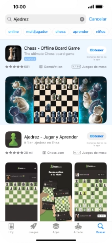 Pulsa la app deseada. Pulsa la app deseada.