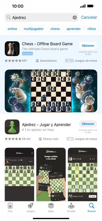 Pulsa la app deseada. Pulsa la app deseada.