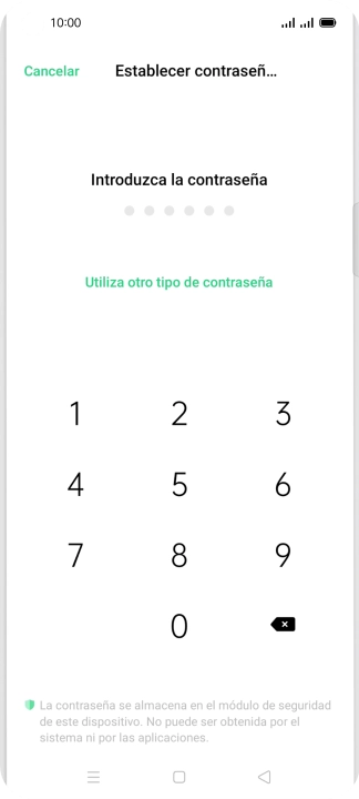 Pulsa Utiliza otro tipo de contraseña. Pulsa Utiliza otro tipo de contraseña.