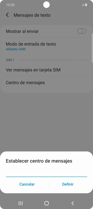 Introduce +34607003110 y pulsa Definir. Introduce +34607003110 y pulsa Definir.