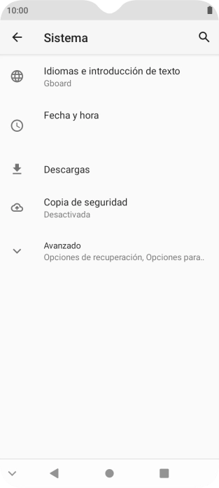Pulsa Avanzado.