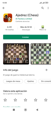 Pulsa Instalar y sigue las indicaciones de la pantalla para instalar la app. Pulsa Instalar y sigue las indicaciones de la pantalla para instalar la app.