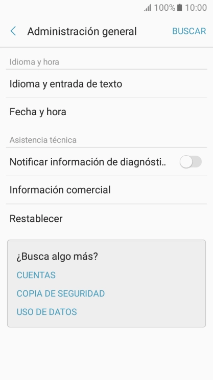 Pulsa Fecha y hora. Pulsa Fecha y hora.