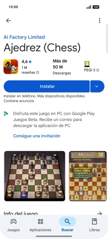 Pulsa Instalar y sigue las indicaciones de la pantalla para instalar la app. Pulsa Instalar y sigue las indicaciones de la pantalla para instalar la app.