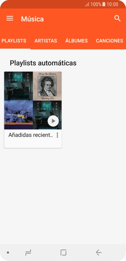 Pulsa la categoría deseada. Pulsa la categoría deseada.