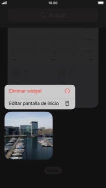 Pulsa Eliminar widget. Pulsa Eliminar widget.