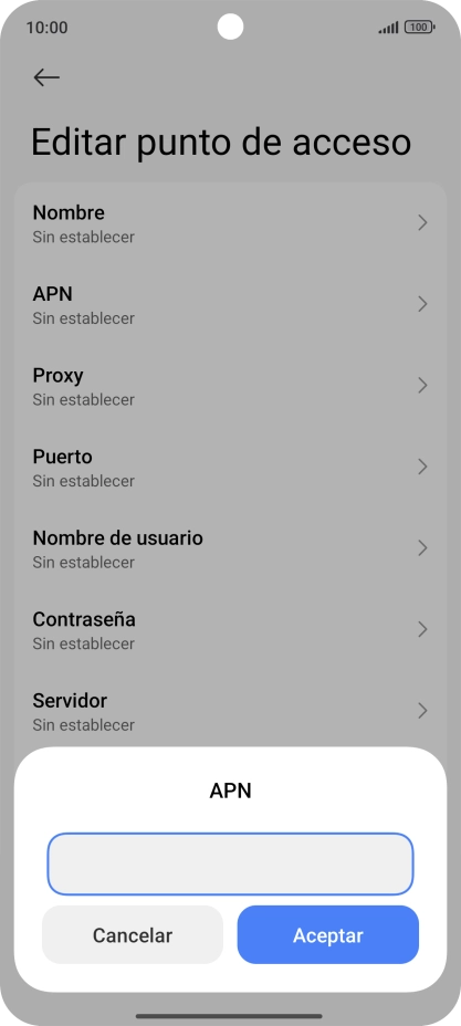 Introduce airtelwap.es y pulsa Aceptar. Introduce airtelwap.es y pulsa Aceptar.