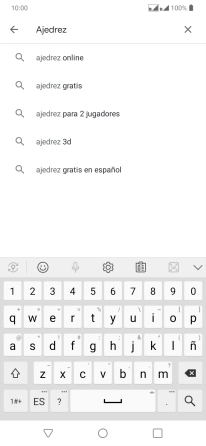 Introduce el nombre del tema o de la app y pulsa el icono de búsqueda. Introduce el nombre del tema o de la app y pulsa el icono de búsqueda.
