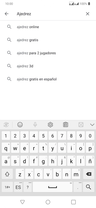 Introduce el nombre del tema o de la app y pulsa el icono de búsqueda. Introduce el nombre del tema o de la app y pulsa el icono de búsqueda.