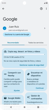 Pulsa Encontrar mi dispositivo. Pulsa Encontrar mi dispositivo.