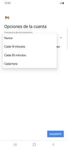 Pulsa el ajuste deseado. Pulsa el ajuste deseado.