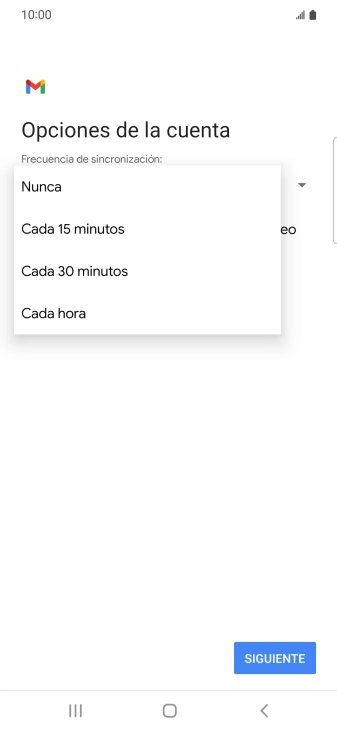 Pulsa el ajuste deseado. Pulsa el ajuste deseado.