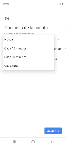 Pulsa el ajuste deseado. Pulsa el ajuste deseado.