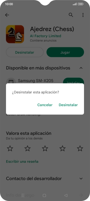 Pulsa Desinstalar. Pulsa Desinstalar.
