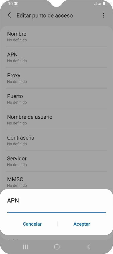 Introduce airtelwap.es y pulsa Aceptar. Introduce airtelwap.es y pulsa Aceptar.