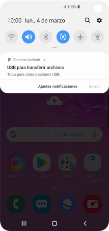 Pulsa Toca para otras opciones USB.. Pulsa Toca para otras opciones USB..