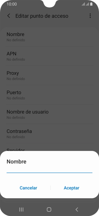Introduce Vodafone Internet y pulsa Aceptar. Introduce Vodafone Internet y pulsa Aceptar.