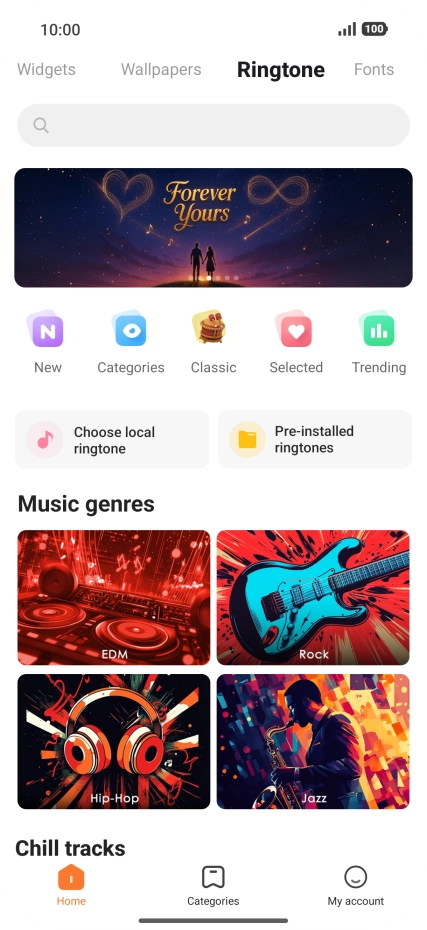 To use a different ring tone than the default ones, press Choose local ringtone and follow the instructions on the screen to select the required ring tone. To use a different ring tone than the default ones, press Choose local ringtone and follow the instructions on the screen to select the required ring tone.