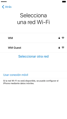 Pulsa la red wifi deseada. Pulsa la red wifi deseada.