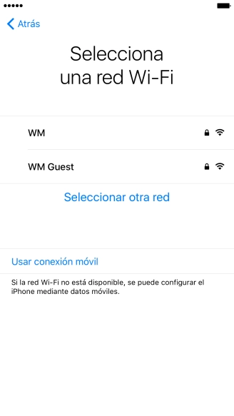 Pulsa la red wifi deseada. Pulsa la red wifi deseada.