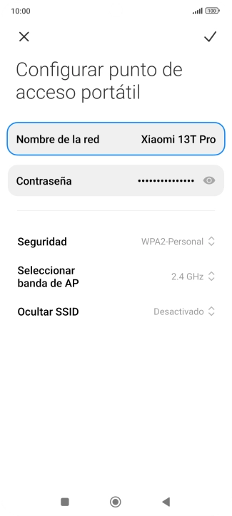 Pulsa Seguridad.