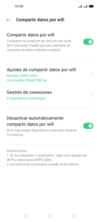 Pulsa la tecla de inicio para terminar y regresar a la pantalla de inicio.
