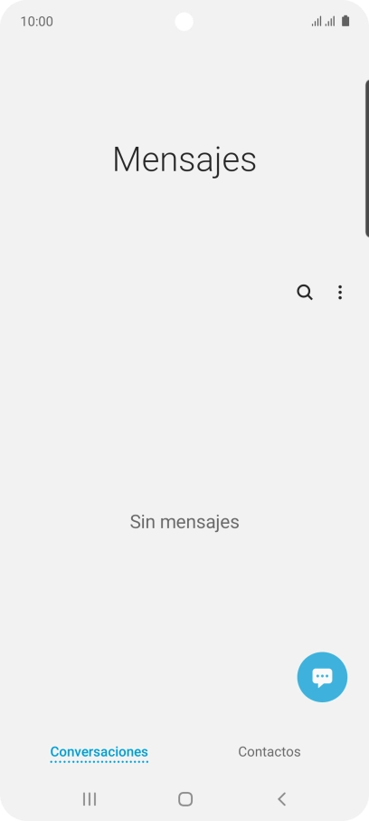 Pulsa el icono de nuevo mensaje.