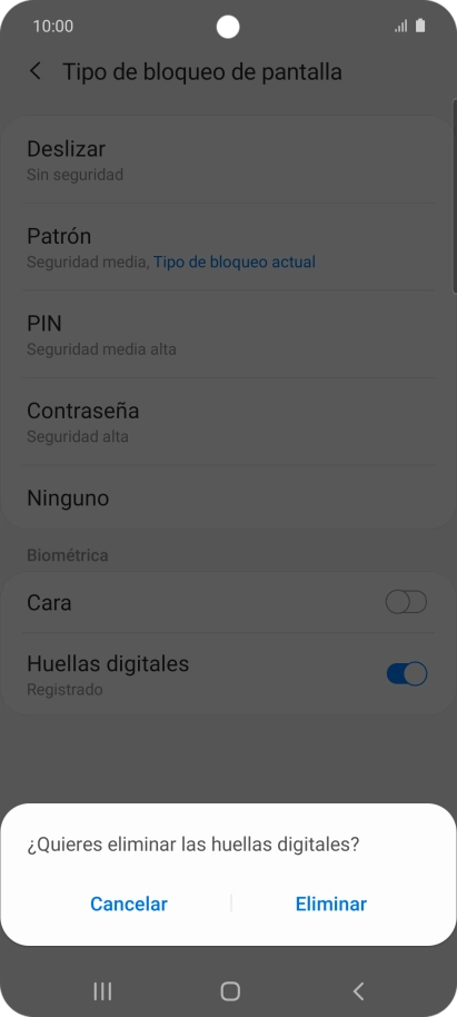 Pulsa Eliminar. Pulsa Eliminar.