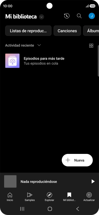 Pulsa la lista desplegable. Pulsa la lista desplegable.