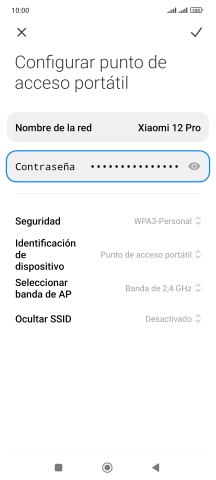 Pulsa Contraseña e introduce una contraseña. Pulsa Contraseña e introduce una contraseña.