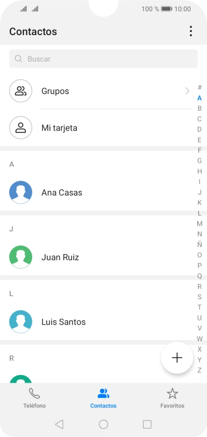 Pulsa el icono de menú.