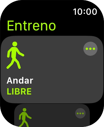 Pulsa el ejercicio de entrenamiento deseado para iniciarlo. Pulsa el ejercicio de entrenamiento deseado para iniciarlo.