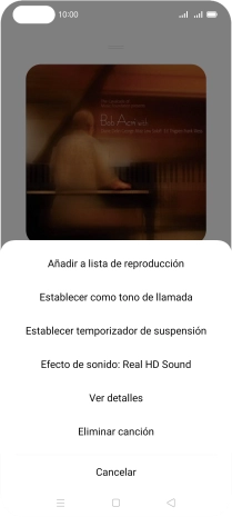 Pulsa Añadir a lista de reproducción. Pulsa Añadir a lista de reproducción.