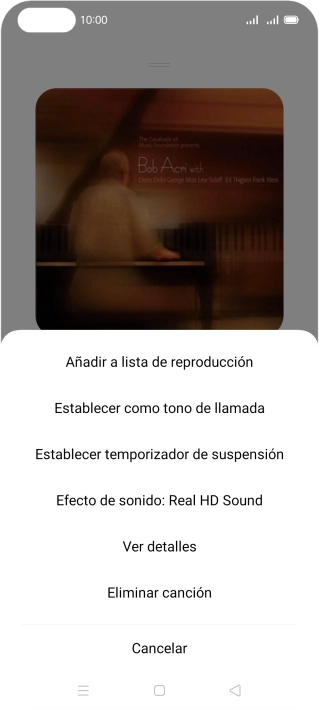 Pulsa Añadir a lista de reproducción. Pulsa Añadir a lista de reproducción.