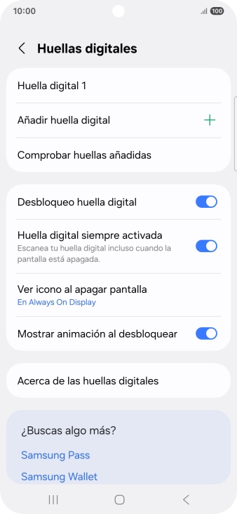Pulsa el indicador junto a los ajustes deseados para activarlos o desactivarlos. Pulsa el indicador junto a los ajustes deseados para activarlos o desactivarlos.