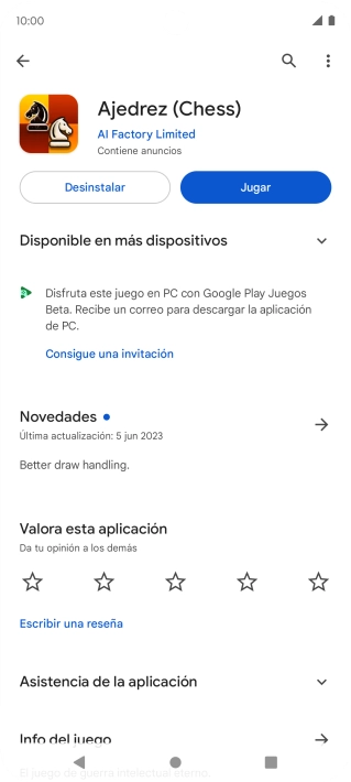 Pulsa Desinstalar.