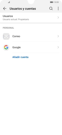 Pulsa Correo.