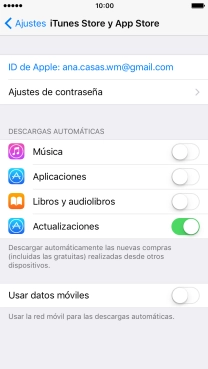 Pulsa la tecla de inicio para terminar y regresar a la pantalla de inicio.