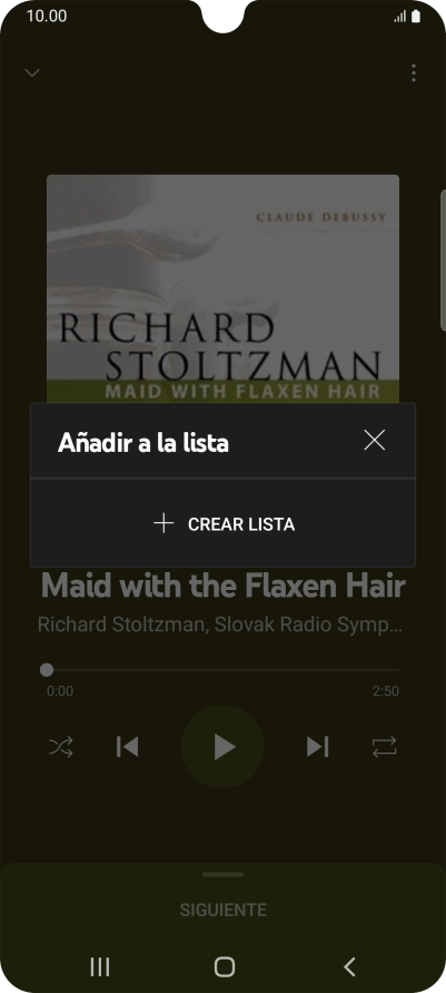 Pulsa CREAR LISTA. Pulsa CREAR LISTA.