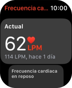 Tu pulso del momento se visualiza bajo Actual. Tu pulso del momento se visualiza bajo Actual.