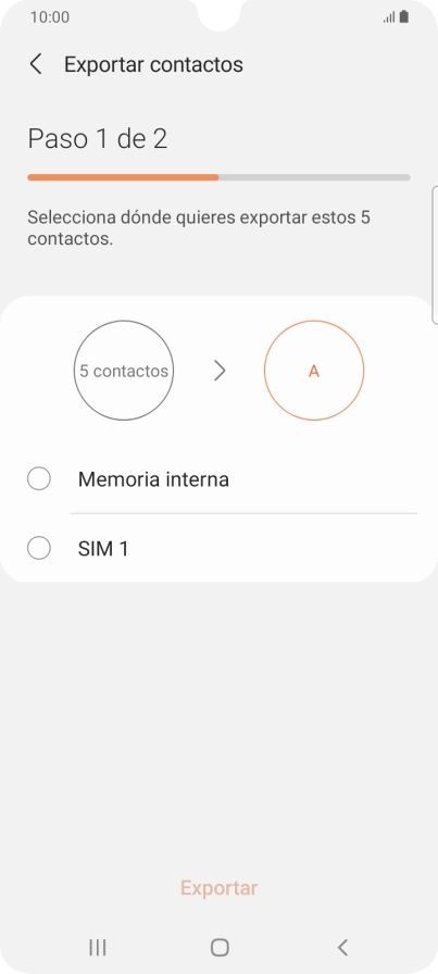 Pulsa el nombre de la tarjeta SIM. Pulsa el nombre de la tarjeta SIM.