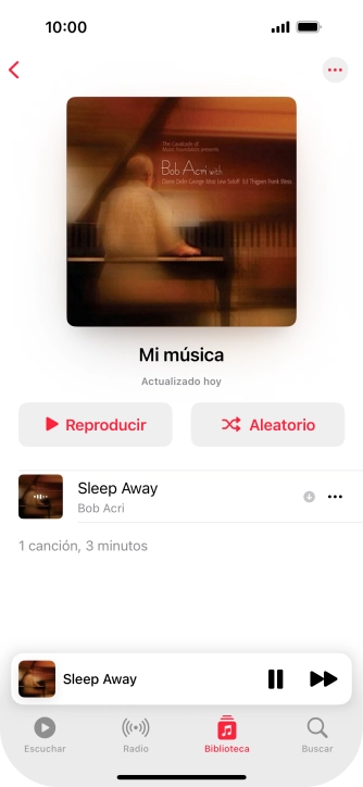 Pulsa el título de la canción. Pulsa el título de la canción.