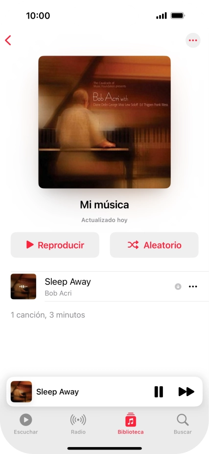 Pulsa el título de la canción. Pulsa el título de la canción.