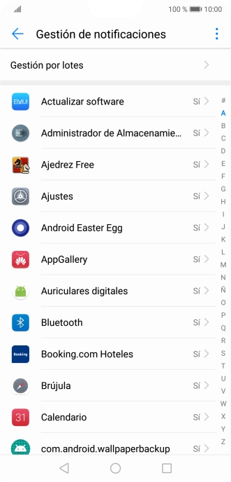 Pulsa la app deseada. Pulsa la app deseada.