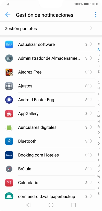Pulsa la app deseada. Pulsa la app deseada.