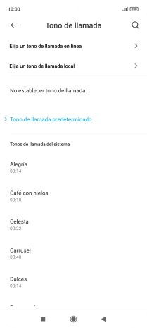 Pulsa Elija un tono de llamada local. Pulsa Elija un tono de llamada local.