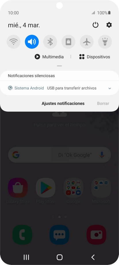 Pulsa Sistema Android. Pulsa Sistema Android.