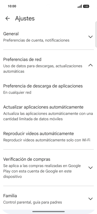 Pulsa Actualizar aplicaciones automáticamente. Pulsa Actualizar aplicaciones automáticamente.