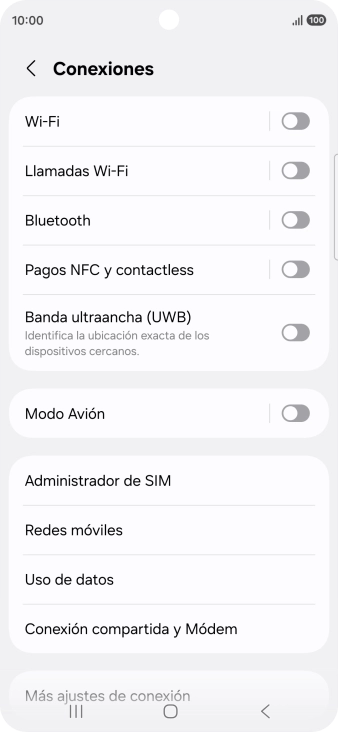 Pulsa Wi-Fi.